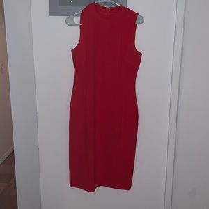 Vince Camuto - red sleeveless dress - size 6